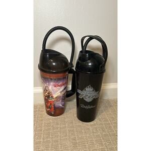 Dollywood Souvenir‎ Cups Straws Vintage Dolly Parton Tumblers Soda Pop Cups